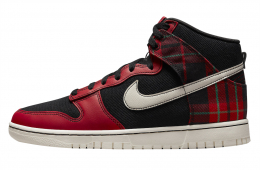 thumb iphone nike dunk high plaid red black