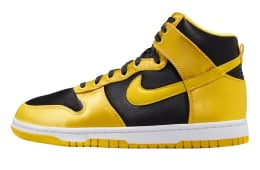 Nike Dunk High WMNS Goldenrod Satin