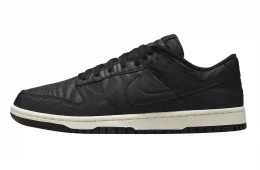 Nike Dunk Low Black Canvas