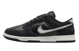 Nike Dunk Low Black White Airbrush Swoosh