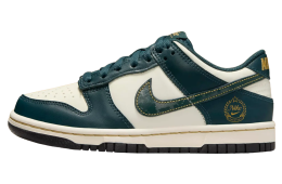 Nike Dunk Low GS Deep Jungle / Pale Ivory