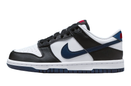 Nike Dunk Low GS Midnight Navy University Red