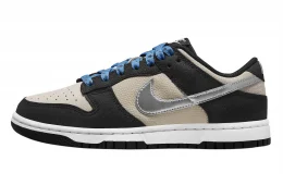 Nike Dunk Low Light Bone Metallic Silver