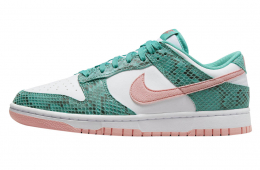 Nike Dunk Low Teal Snakeskin