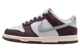 Nike Dunk Low White / Burgundy Ash