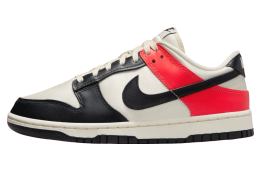 Nike Dunk Low WMNS Black Toe / Bright Crimson