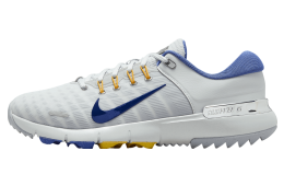 Nike Free Golf Pure Platinum / University Gold (Extra Wide)