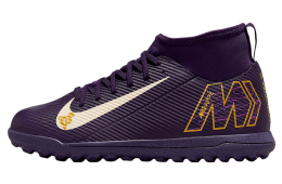 Nike Jr Mercurial Superfly 10 Club Kylian Mbappé GS High TF Grand Purple / Pale Ivory