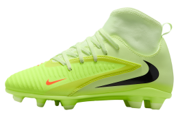 Nike Jr Phantom 6 High Club GS MG Hyper Crimson / Life Lime