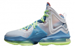 Nike LeBron 19 Neon Green Blue