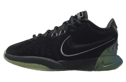 Nike LeBron 21 Tahitian GS Black / Oil Green