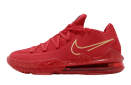 Nike LeBron XVII Low PH EP University Red / Metallic Gold