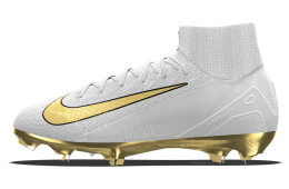 Nike Mercurial Superfly 10 Elite By You High FG White / Gold