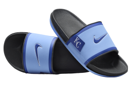 Nike Offcourt Slide (Kansas City Royals) Valor Blue / Dark Smoke Grey