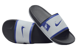 Nike Offcourt Slide (Los Angeles Dodgers) Wolf Grey / Dark Smoke Grey