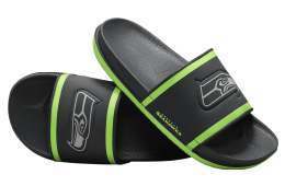 Nike Offcourt Slide (NFL Seattle Seahawks) Anthracite / Action Green