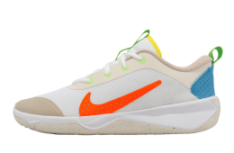 Nike Omni Multi-Court GS White Total Orange