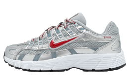 Nike P-6000 GS Metallic Silver / Gym Red / Gym Red