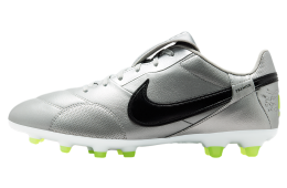 Nike Premier 3 Low FG Metallic Silver / Volt