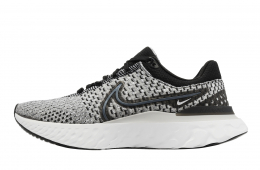 Nike React Infinity Run Flyknit 3 Black Grey Fog