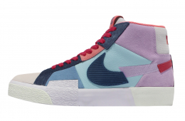 Nike SB Blazer Mid Premium Lilac Court Blue