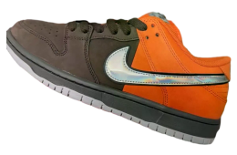 Nike SB Dunk Low Muni Fast Pass Safety Orange / Wolf Grey