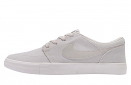 Nike SB Solarsoft Portmore II Canvas Light Bone