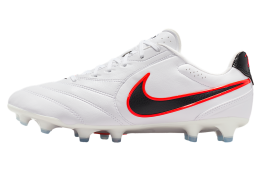 Nike Tiempo Ligera Pro Low FG White / Bright Crimson