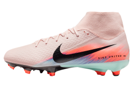 Nike United Mercurial Superfly 10 Academy High MG Silt Red / Racer Blue