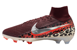 Nike United Mercurial Superfly 10 Elite High FG Burgundy Crush / University Red