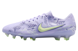 Nike United Tiempo Legend 10 Elite Low FG Purple Agate / Barely Volt