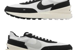 Nike Waffle One SE White Black Light Silver