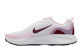Nike Wearallday GS White Dark Beetroot