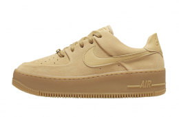 Nike WMNS Air Force 1 Sage Low Gold Suede