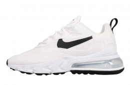 Nike WMNS Air Max 270 React White Black Metallic Silver