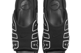 Nike WMNS Air More Uptempo Slide Black White