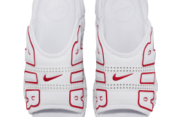Nike WMNS Air More Uptempo Slide White University Red