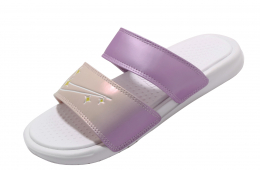 Nike WMNS Benassi Duo Ultra Slide Violet Star White