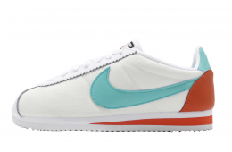Nike WMNS Classic Cortez Premium White Light Aqua Cosmic Clay