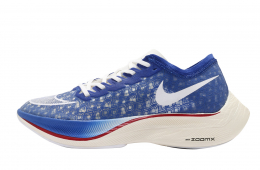 Nike ZoomX Vaporfly Next% Game Royal White Gym Red