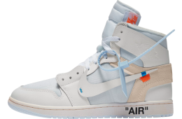 Off White x Air Jordan 1 High OG Alaska