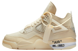 Off-White x Air Jordan 4 WMNS Sail