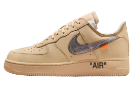 Off-White x Nike Air Force 1 Low Sesame / Silver