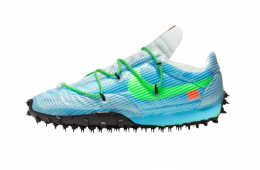 OFF-WHITE x mercurial nike WMNS Waffle Racer Vivid Sky