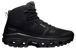 On Cloudrock Mid Waterproof Black