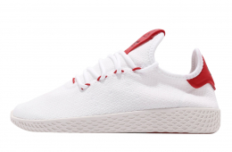 Pharrell x adidas Tennis Hu Cloud White Scarlet