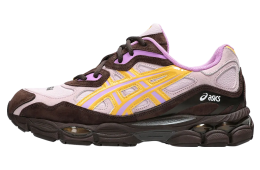Pleasures x Asics Gel NYC Pink / Brown