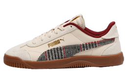 Puma Club 5v5 Plaid GS Alpine Snow / Gold