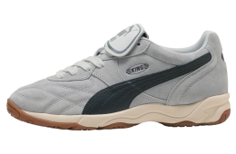 Puma King Indoor Suede Gray Echo / Alpine Snow