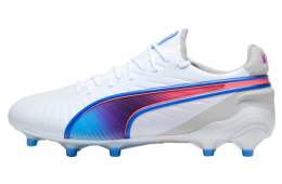 Puma King Ultimate FG/AG White / Bluemazing